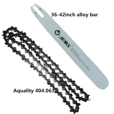 Wholesales chain saw chain 404.063'' and guide bar for 070 chainsaw parts