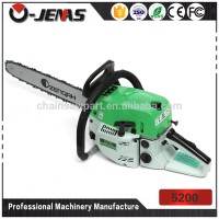 ojenas 52cc 2.2kw wooden cutting machine gasoline chain saw 5200