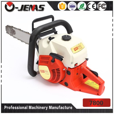 ojenas new design 7800 78cc gasoline 2 stroke chain saw